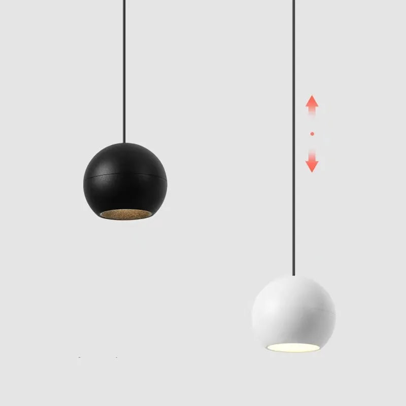 Sleek Round LED Chandelier Perfect for Bedrooms & TV Wall Decor