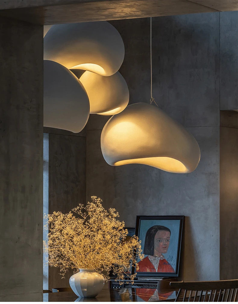 Wabi Sabi Designer Pendant Light Modern LED Chandelier for Elegant Home Interiors