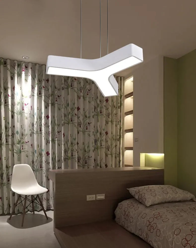 Office Lighting Reinvented Simple Modern LED Chandelier Design