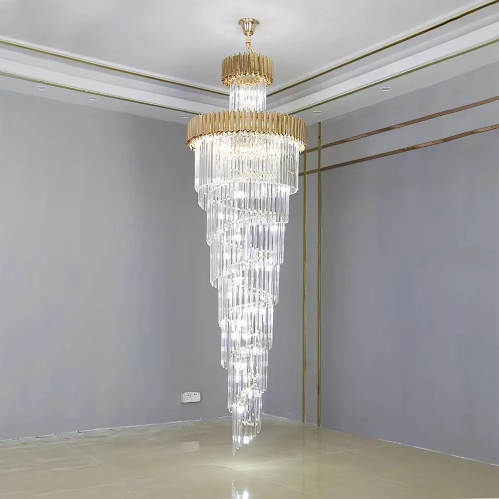 Luxury Lighting Best Crystal LED Chandelier for Hotels and Living Spaces