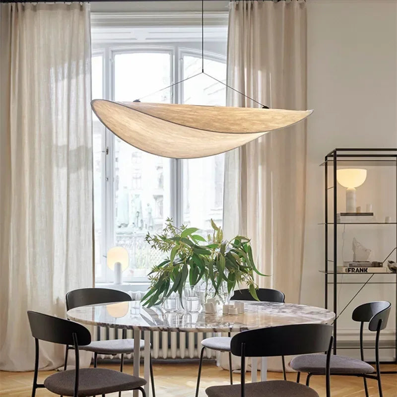 Elegant Silk Hanging Lamp for Any Room