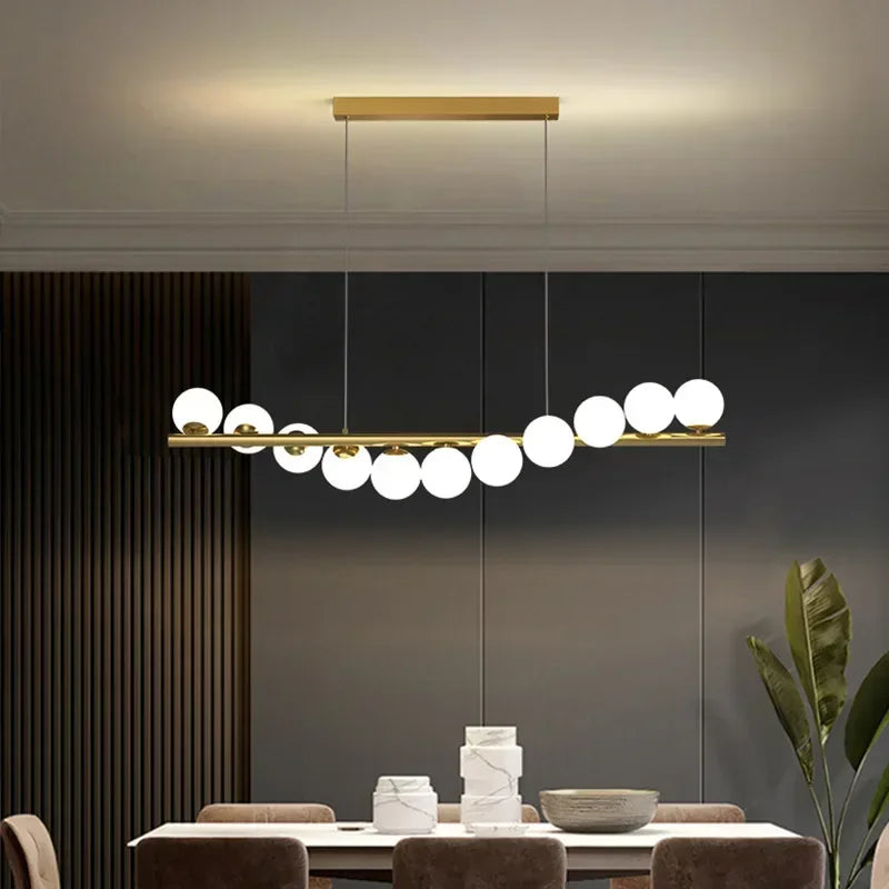 Stylish Hanging LED Chandelier for Dining & Kitchen