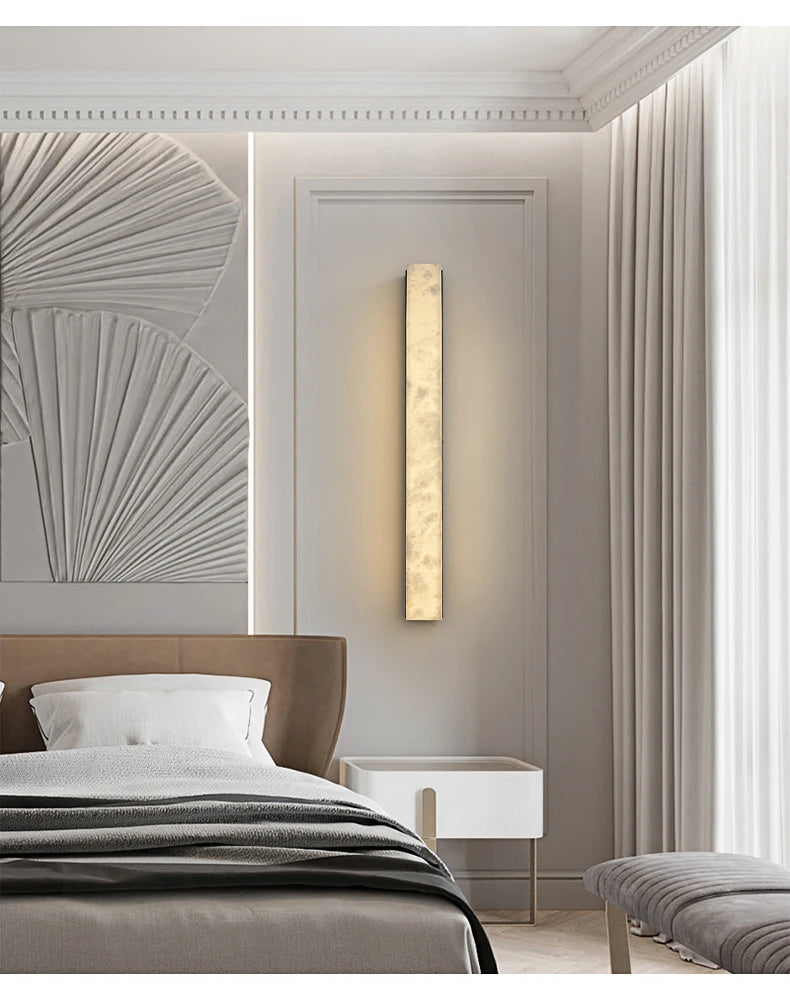 Luxury Marble Wall Lamps 60cm Perfect for Homestays & Designer Apartments