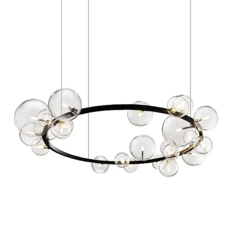 Luxury Glass Bubble Chandelier Perfect for Kitchen & Dining