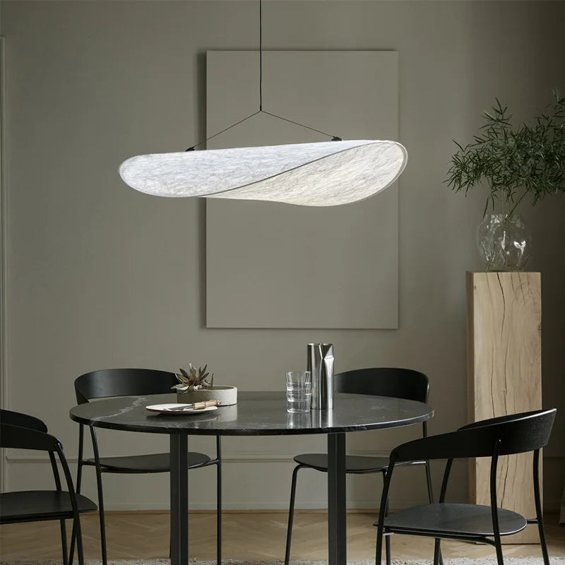 Vertigo White Silk Pendant Chandelier Ideal for Stylish Interiors