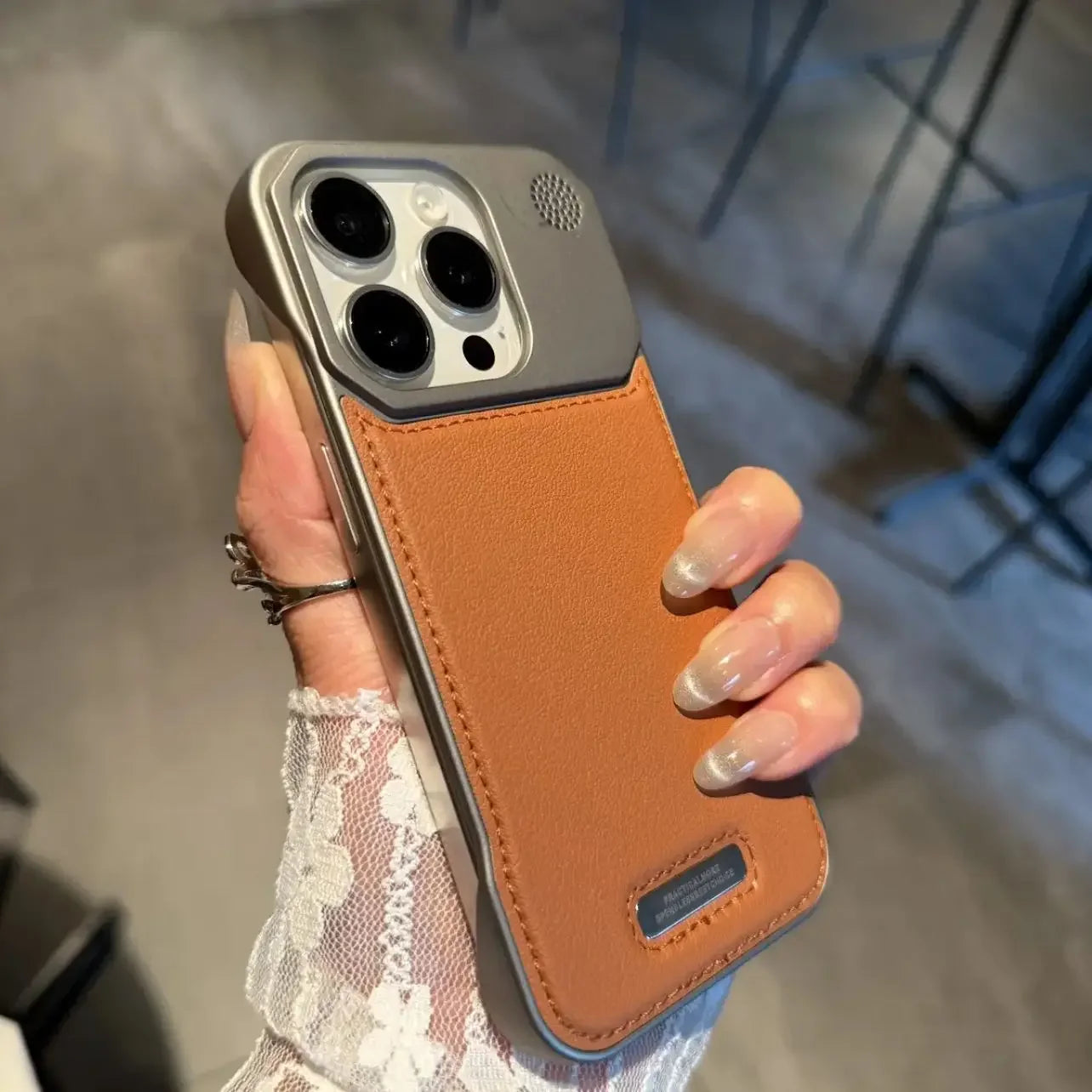 MagSafe Aromatherapy Leather Case – Business-Style Magnetic Armor Cover for iPhone 17/16/15/14/13/12/11 Pro Max