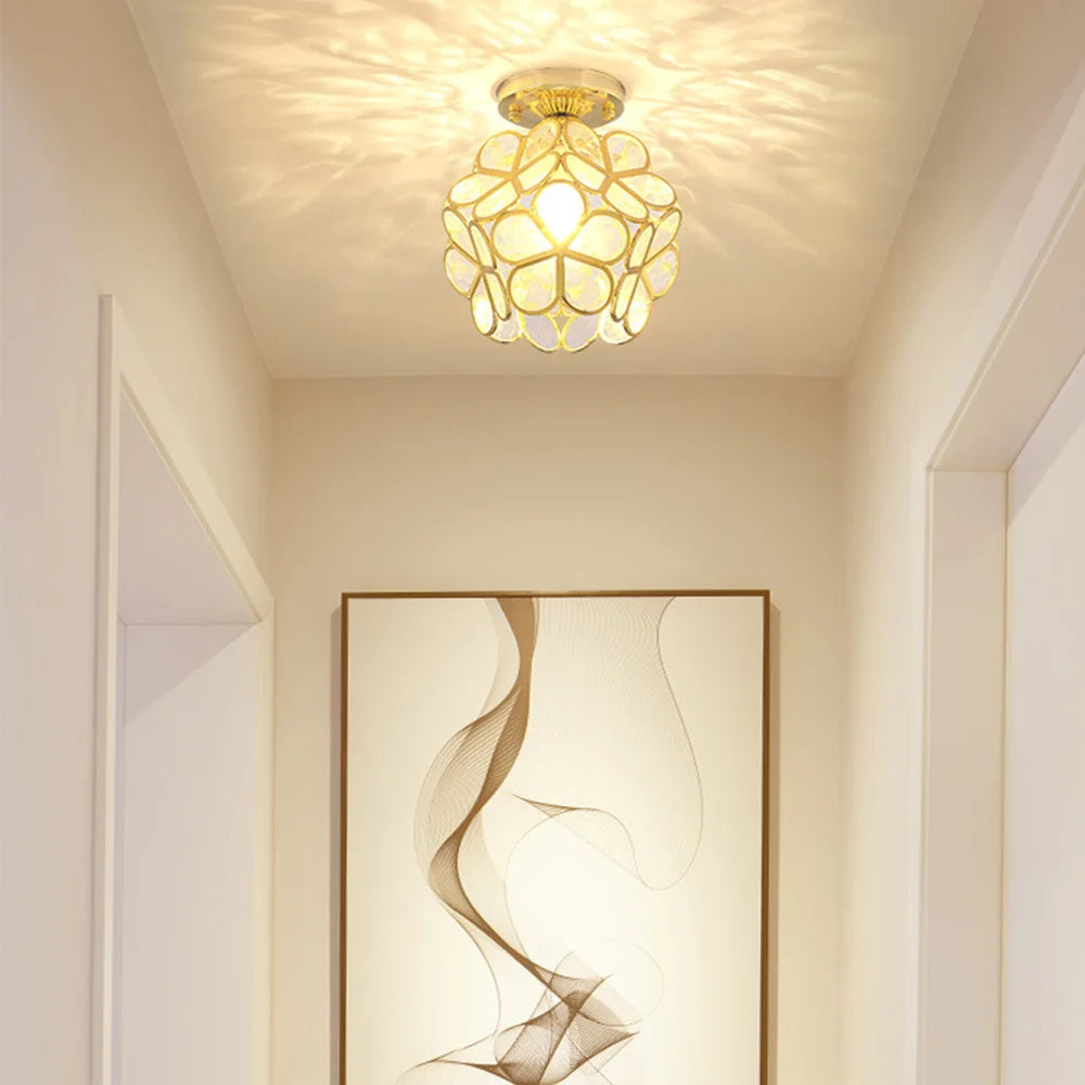 Acrylic Petal Ceiling Lamp Stylish Nordic Lighting for living room and interior decor