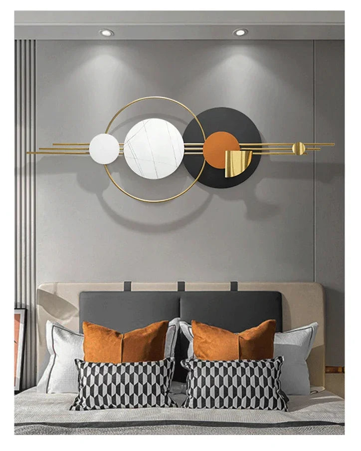 European Style Metal Wall Hanging for Home Interiors