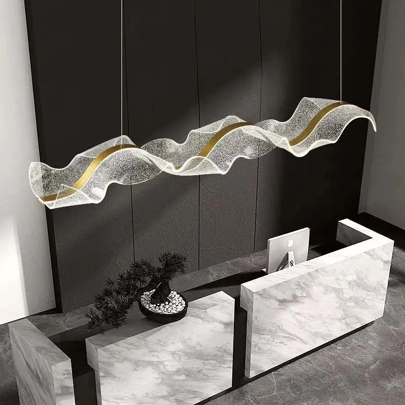 Sleek & Stylish Nordic LED Chandelier for a Minimalist Home Aesthetic