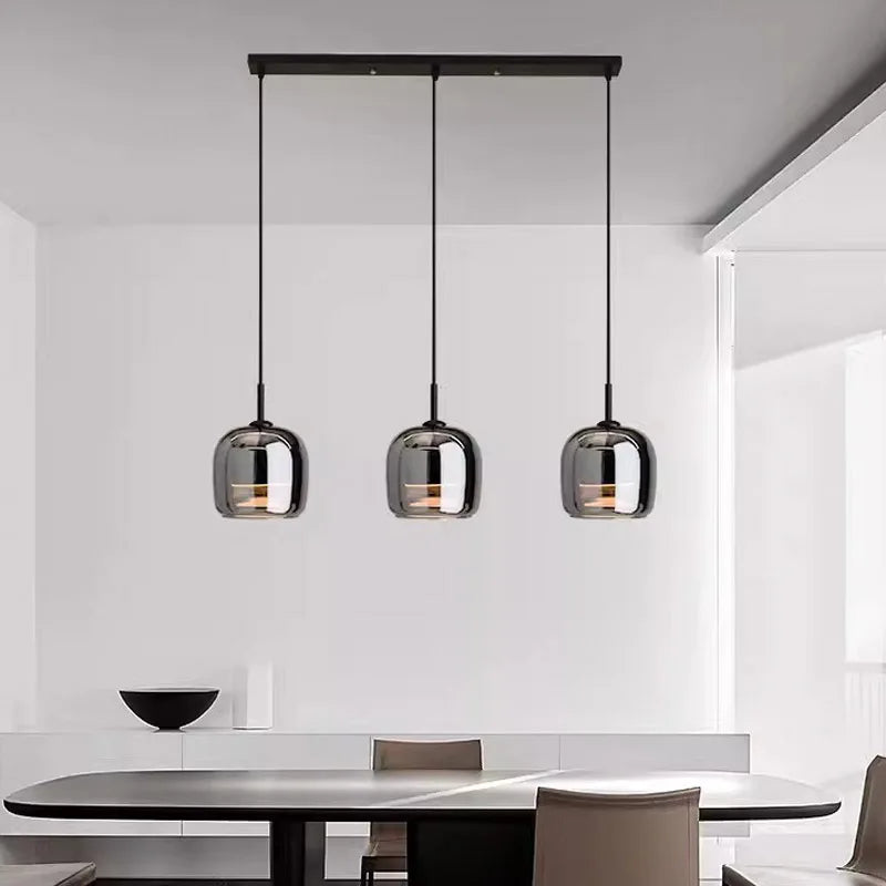 Nordic Glass LED Chandelier Decorative Hanging Light