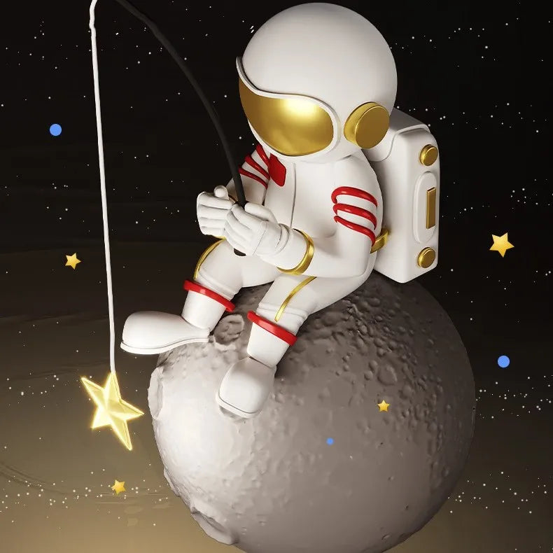 Stylish & Fun Astronaut Pendant Lamp Perfect for Space Themed Bedrooms