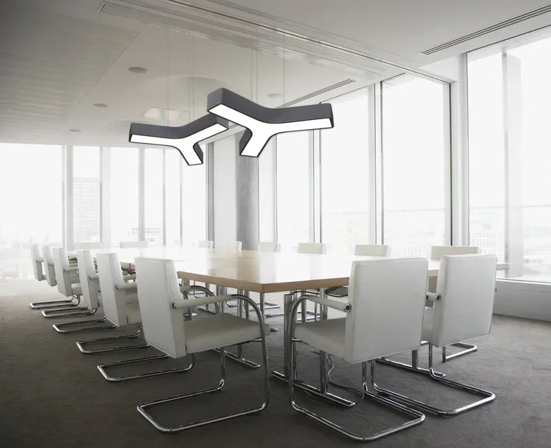 Office Lighting Reinvented Simple Modern LED Chandelier Design