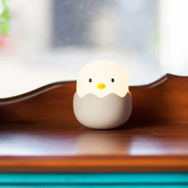 Eggshell Chicken Silicone Pat Lamp USB Night Light