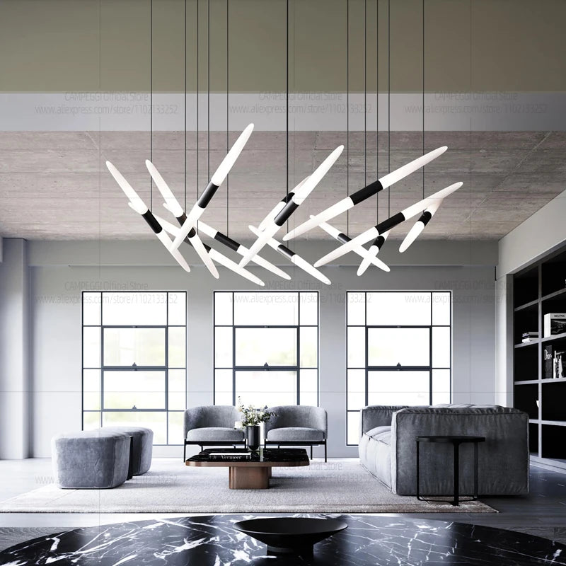 Luxury Duplex & Loft Chandelier for Restaurants & Living Rooms