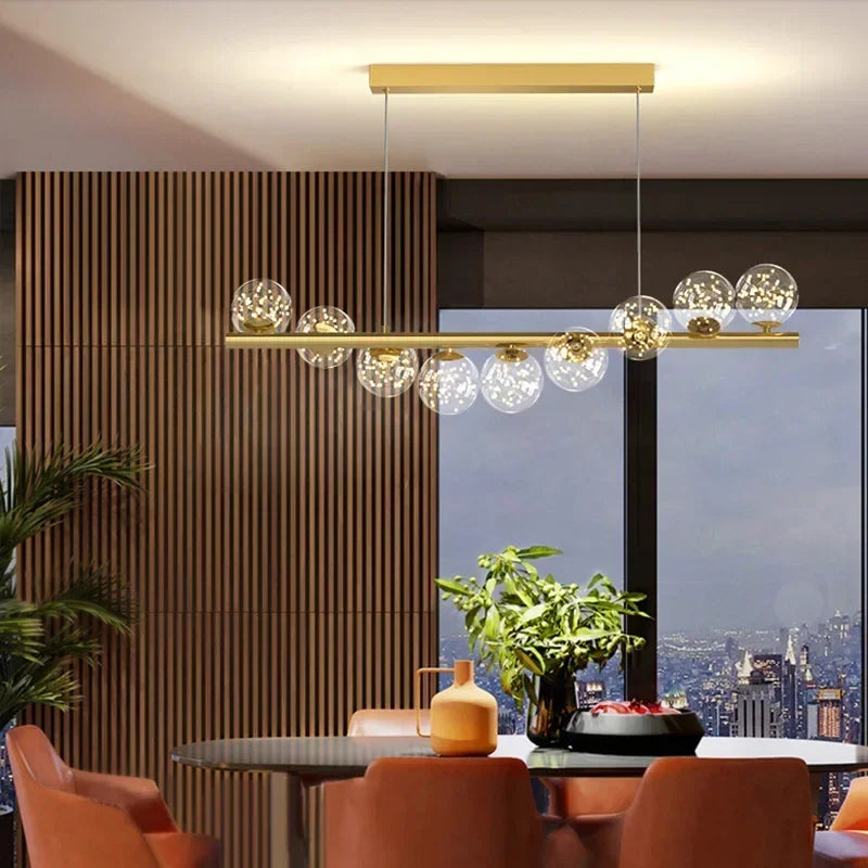 Stylish Hanging LED Chandelier for Dining & Kitchen