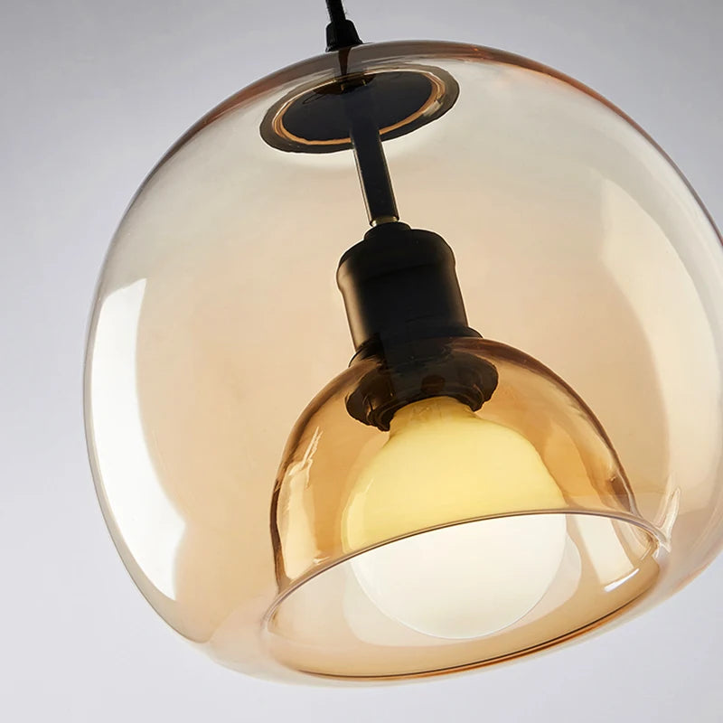 GleamSphere Hanging Light for Your Living Room Ambiance