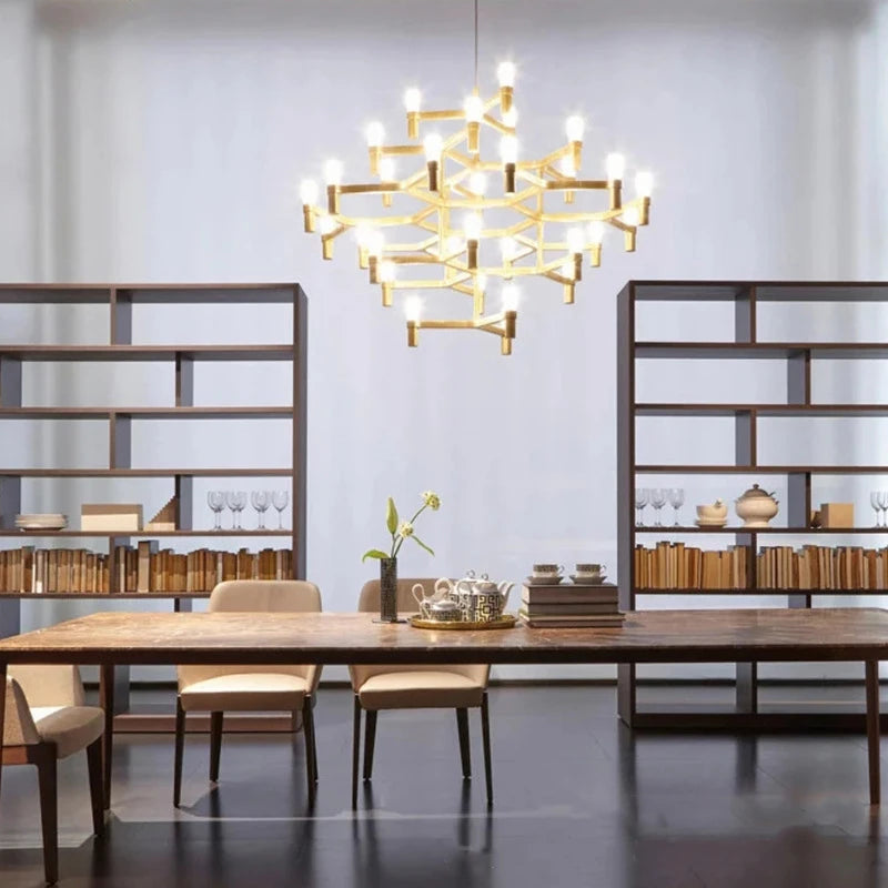 Crown Major Chandelier For Living Interior, Office And Any Space Decor