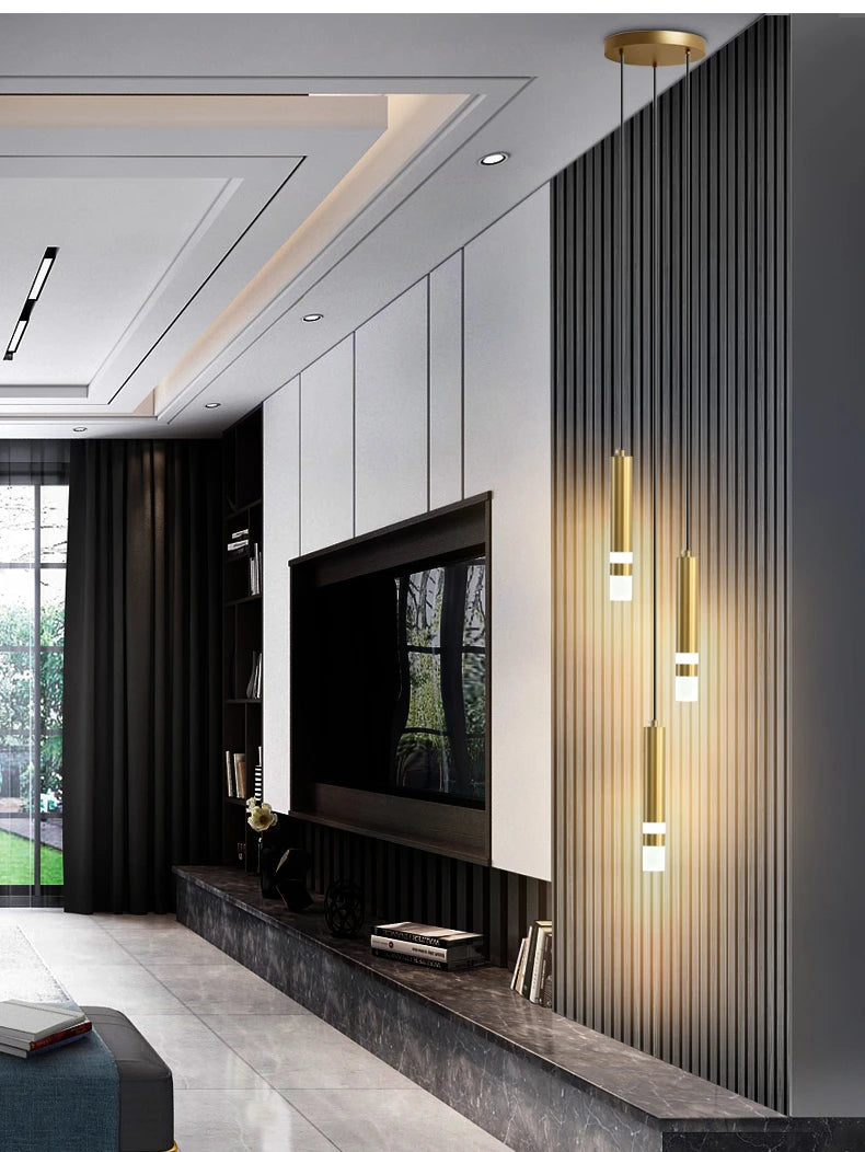 Double Spotlight Pendant Light Perfect for Bedroom, Bedside & Living Room
