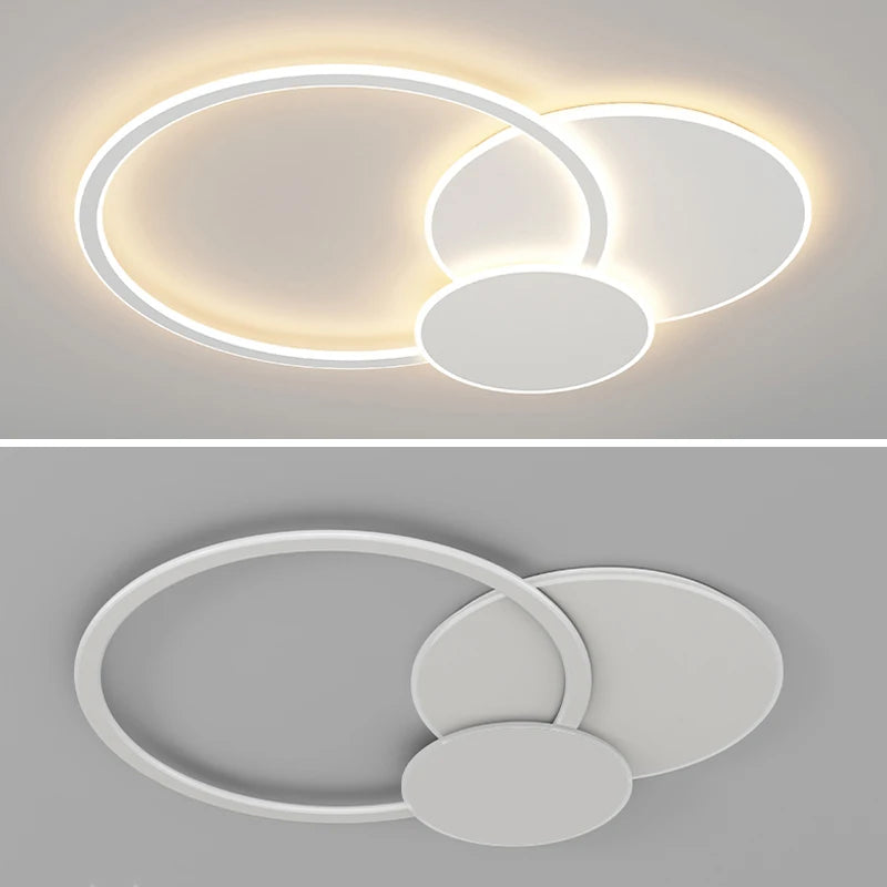 Smart Ring Ceiling Lamp Perfect for Living Room, Bedroom, Kitchen & More