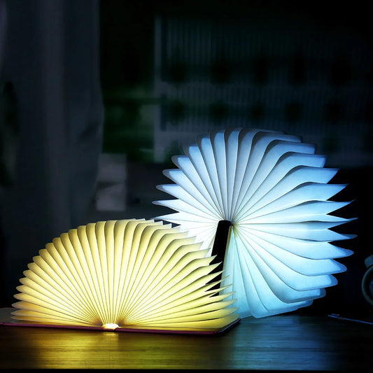 Fold-able Magnetic Creative Magic Book Night Light