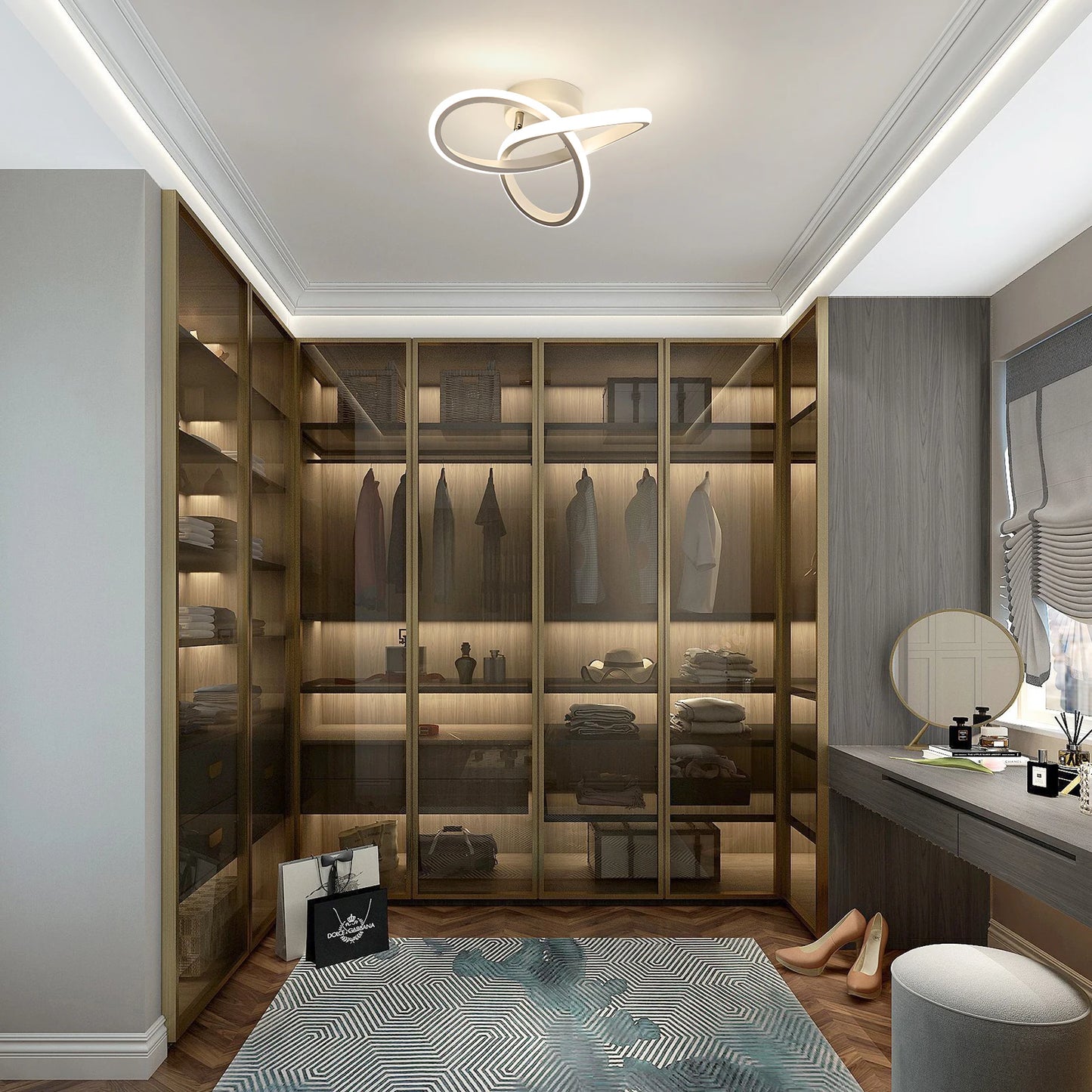 3 Color LED Chandelier for a Chic Modern Look