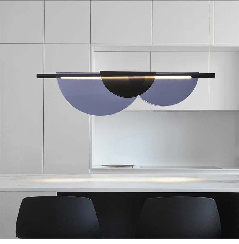 Nordic Lustre Color Strip Light – Elegant Bar Counter & Dining Room Lighting