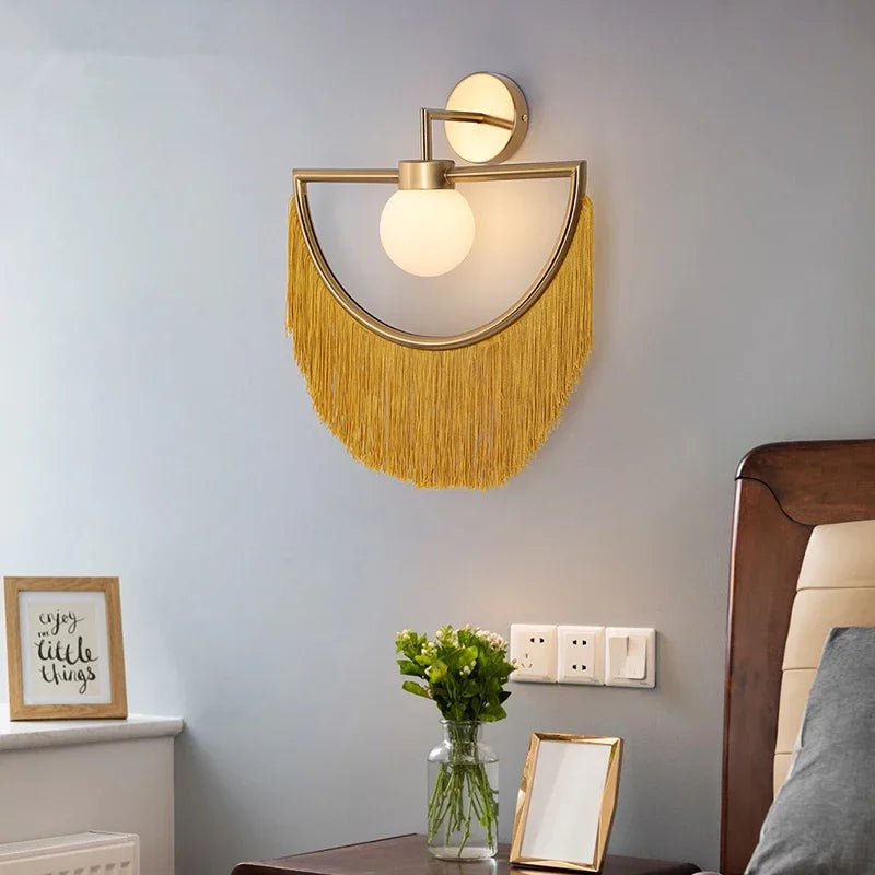 Handmade Boho Pendant Light for Bedrooms & Living Spaces