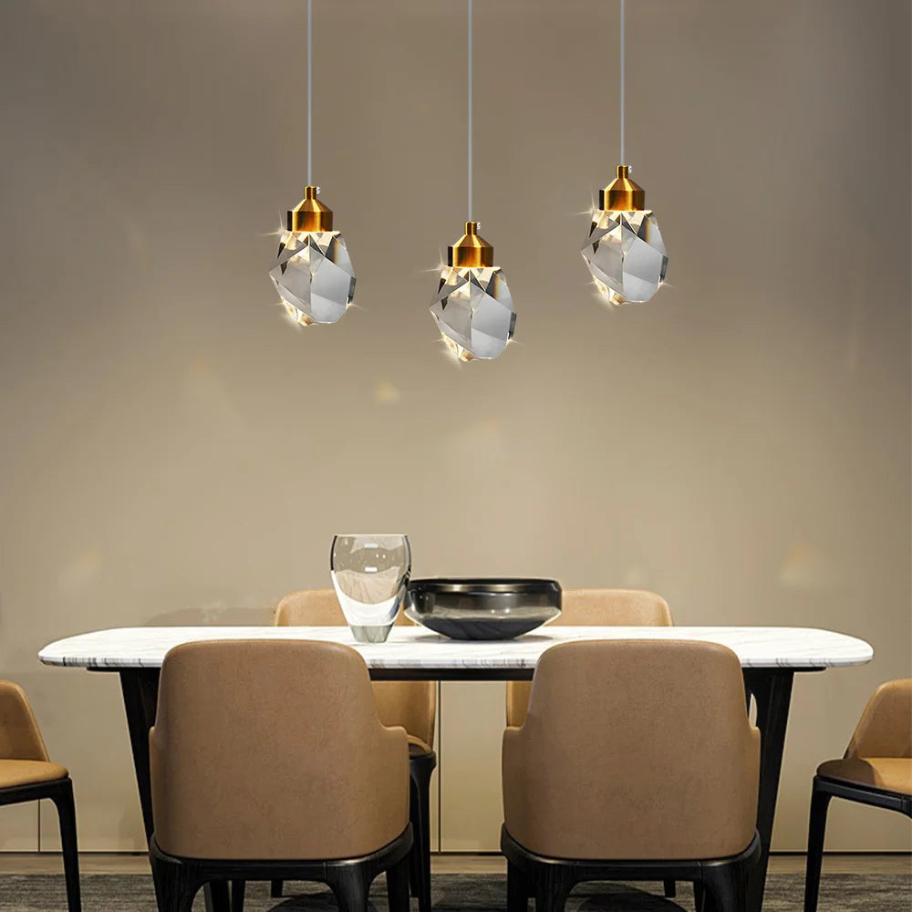 Dazzling LED Crystal Light Glamorous Touch to Any Room