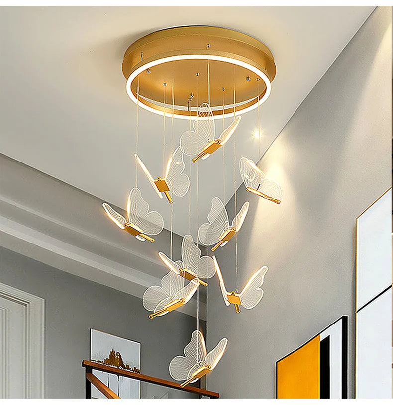 Butterfly Adjustable Pendant Lights Bring Grace & Style Home