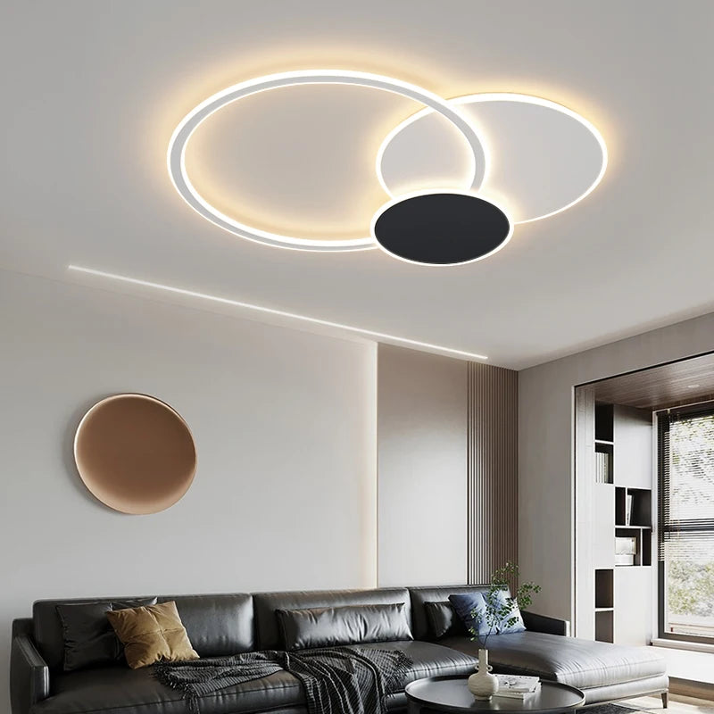 Smart Ring Ceiling Lamp Perfect for Living Room, Bedroom, Kitchen & More
