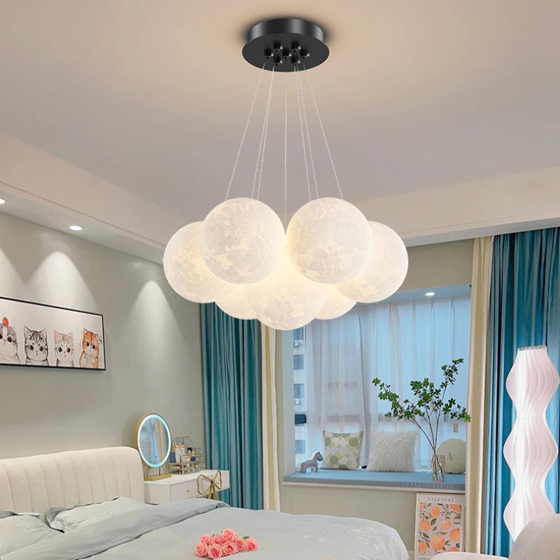 Gorgeous Bubble Chandelier Remote Controlled LED Lights for Kids & Adults