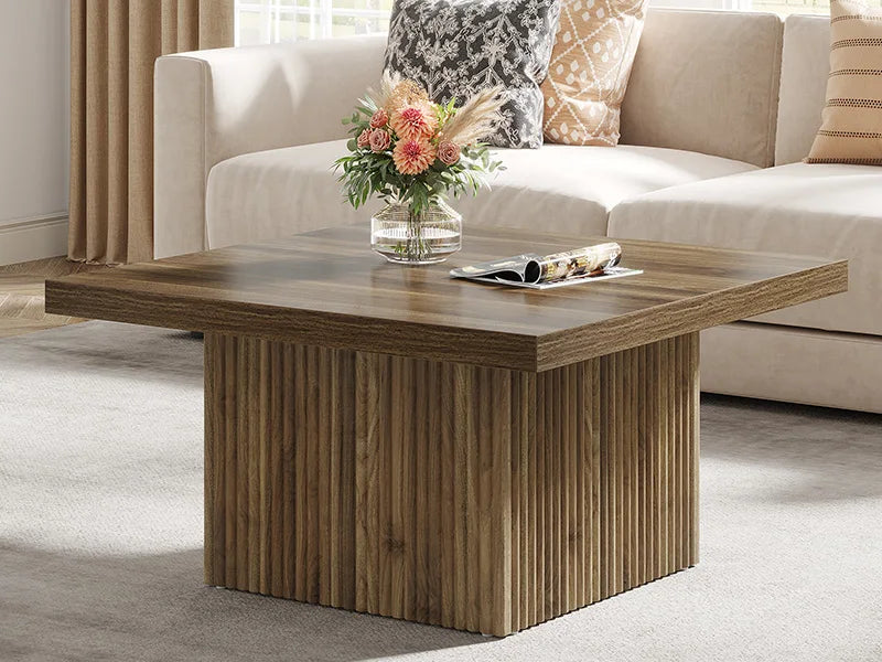 Modern Square Coffee Table Perfect for Living Room & Bedroom