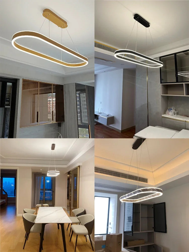 Stylish Glow Ring Chandelier for Stunning Interiors & Living Room Decor