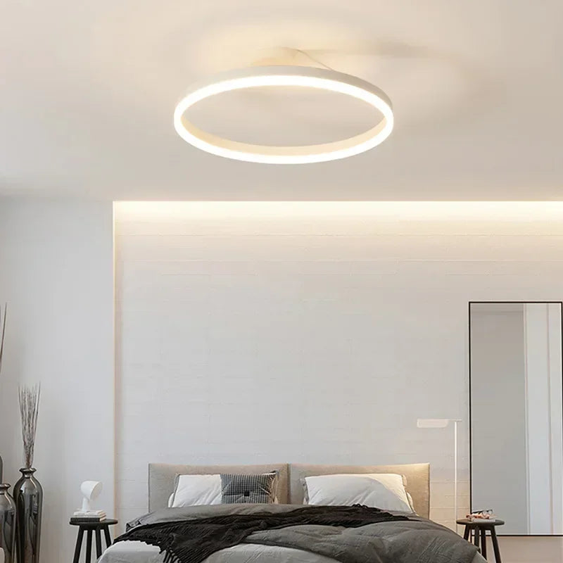 Nordic Ring Ceiling Light for a Stylish Look Warm, Relaxing Light for Any Space