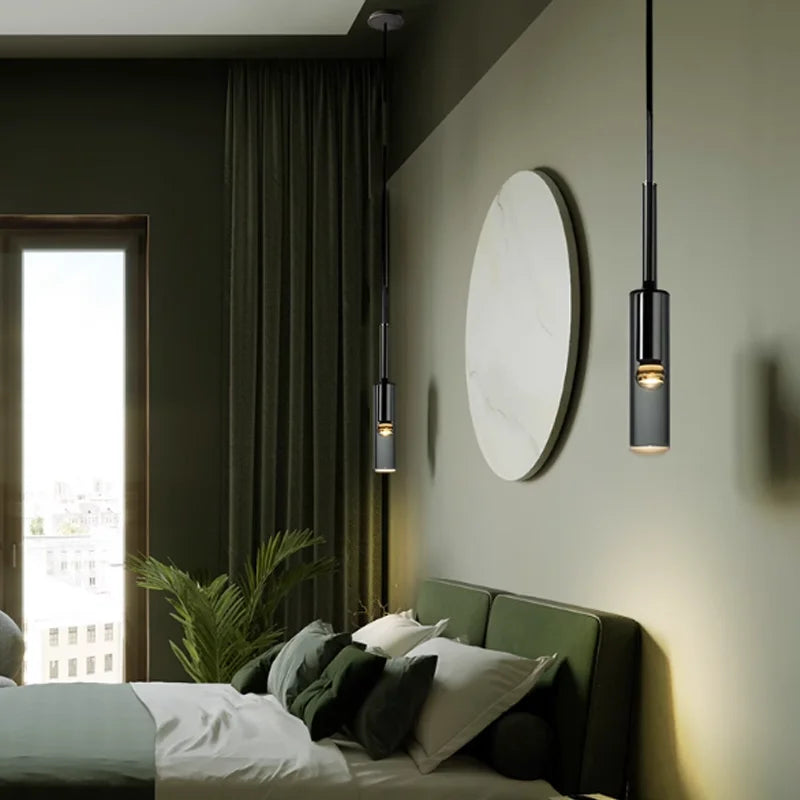 Wine Bottle Inspired Pendant Lamp for Bedroom & Coffee Corners
