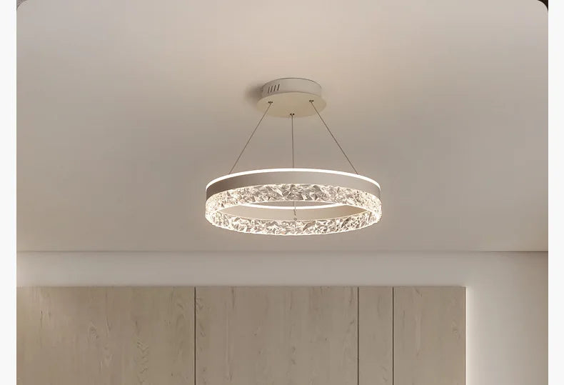 Minimalist LED Chandeliers Perfect for Modern Bedrooms & Study Spaces