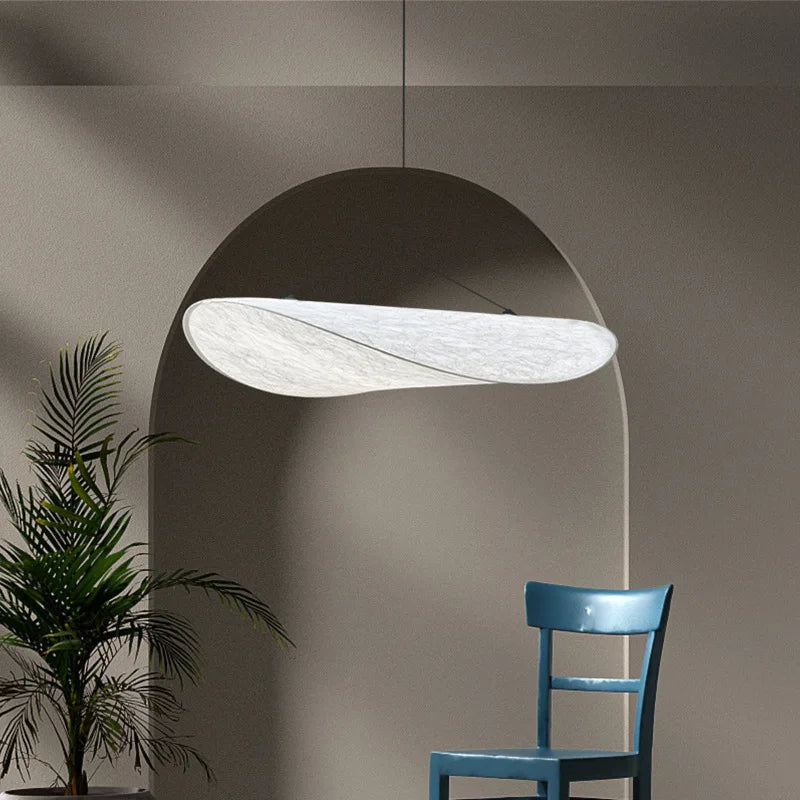 Vertigo White Silk Pendant Chandelier Ideal for Stylish Interiors