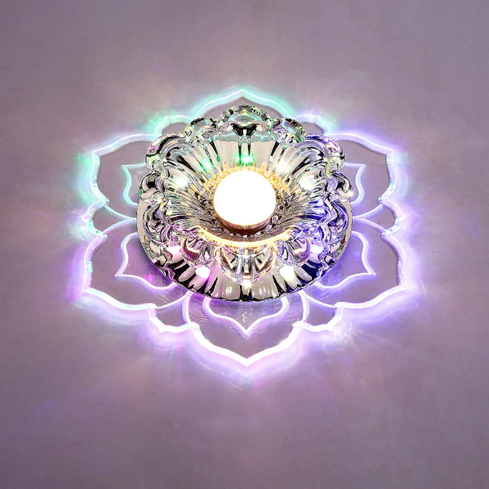 Illuminate in Style: Modern LED Crystal Ceiling Lights - The Ultimate Chandelier for Hallways, Living Rooms, and More