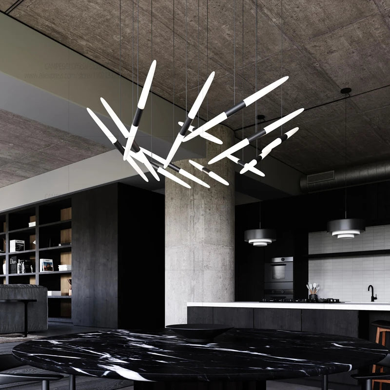 Luxury Duplex & Loft Chandelier for Restaurants & Living Rooms