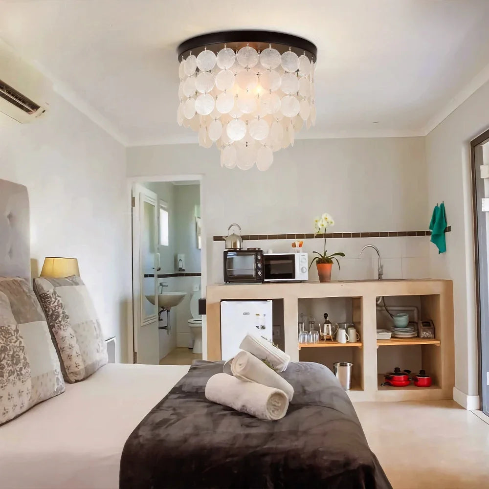 Stylish Crystal Flush Mount Light Chandelier for Any Space