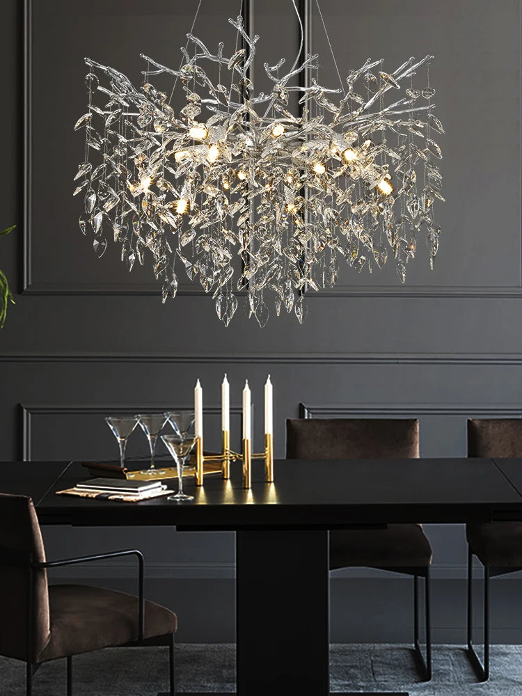 Sparkling Crystal Chandelier for Living & Dining Rooms