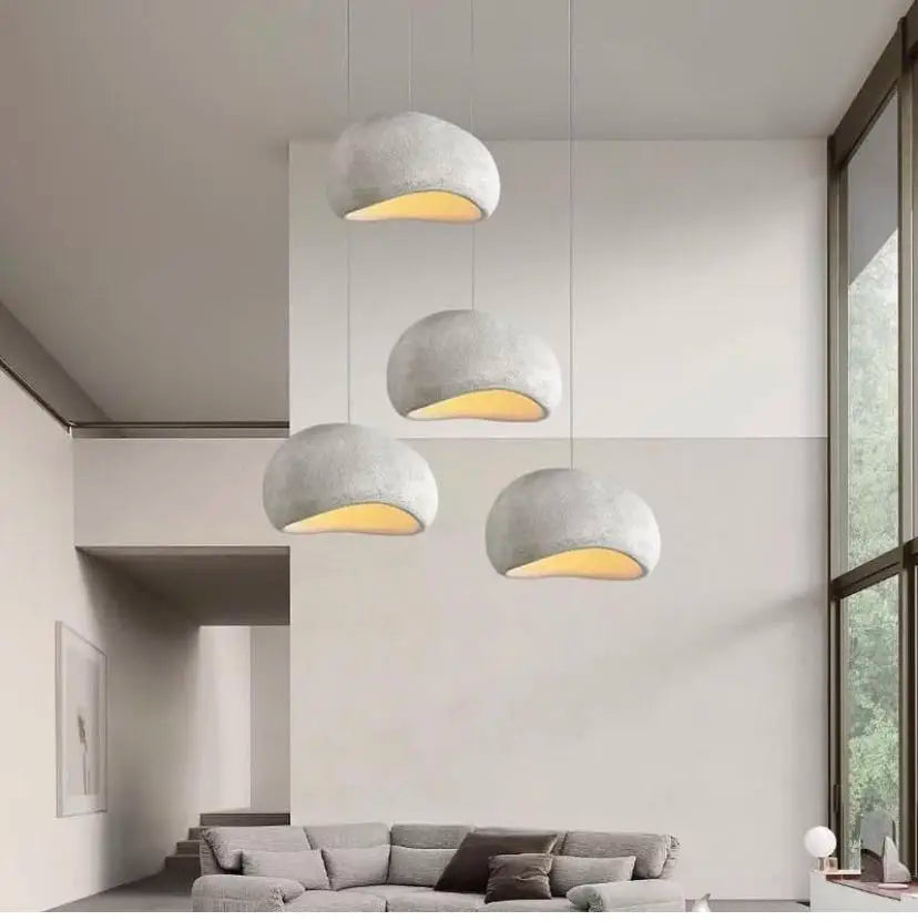 Wabi Sabi Designer Pendant Light Modern LED Chandelier for Elegant Home Interiors