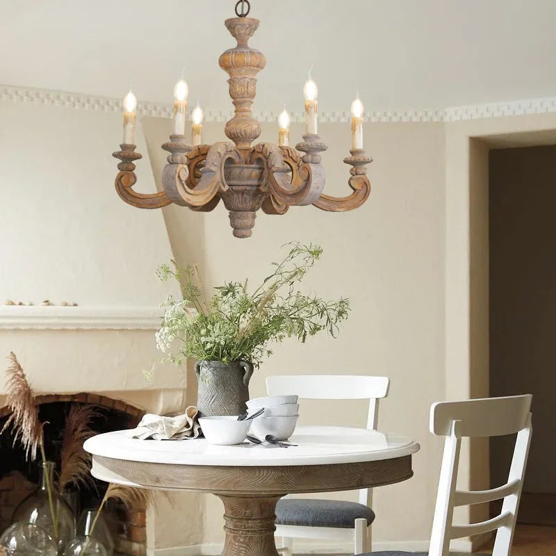 Roman Pillar Chandelier for Living & Bedrooms