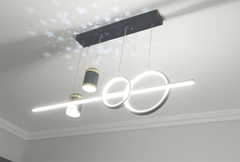 Luxury Lustre Pendant Light Elegant & Adjustable Chandelier for Dining Tables
