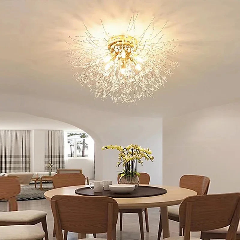 Dandelion Crystal Chandelier Perfect for Dining & Bedrooms
