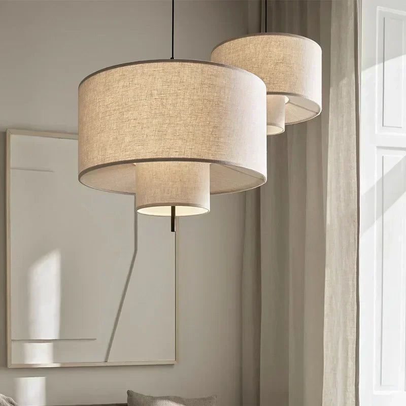 Linen Fabric Ceiling Pendant Lamp Warm, Cozy Lighting for Your Home’s Stylish Ambiance