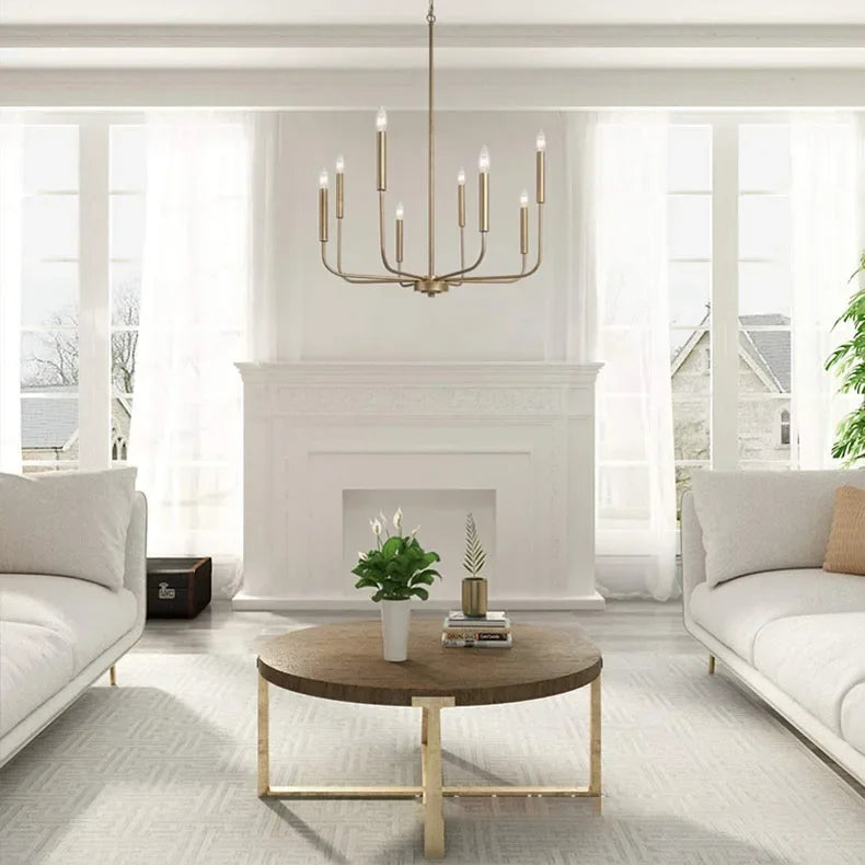 Elegant Iron Art Chandelier Perfect LED Pendant Lamp for Home Décor