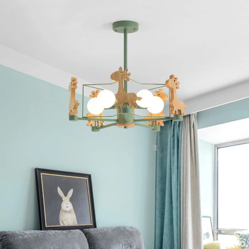 Whimsical Deer Pendant Light for Kids' Bedrooms
