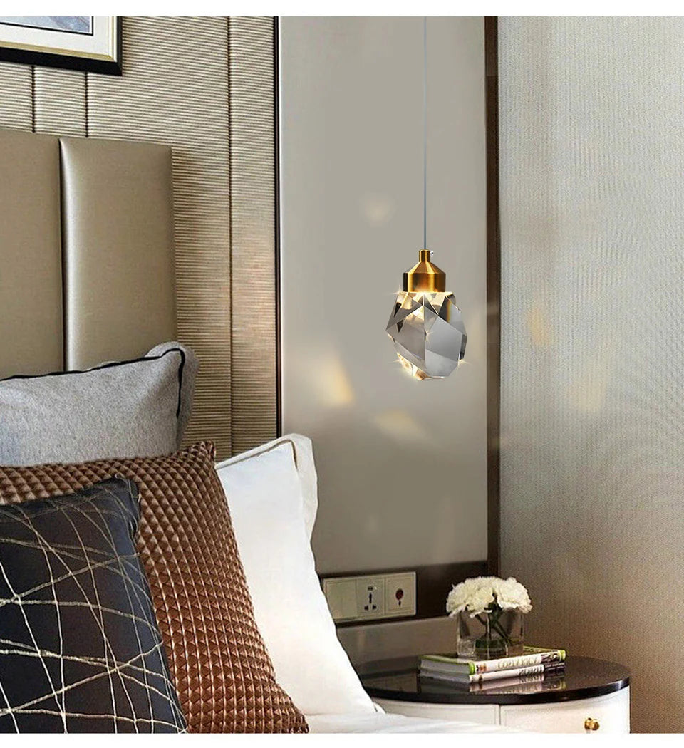 Dazzling LED Crystal Light Glamorous Touch to Any Room