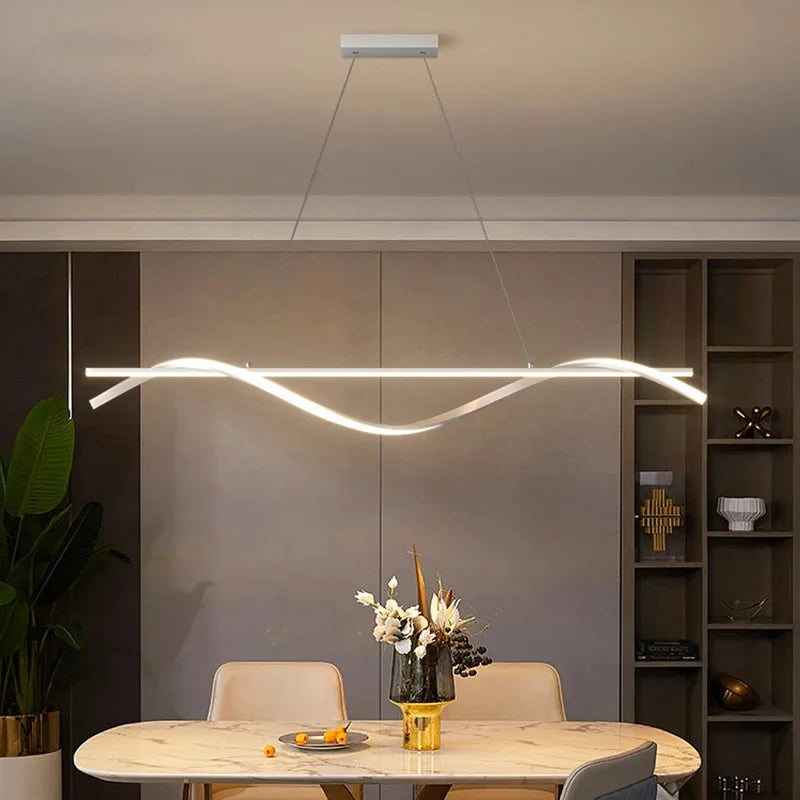 Luxury Ultra Modern LED Pendant Light Perfect for Dining & Kitchen Spaces